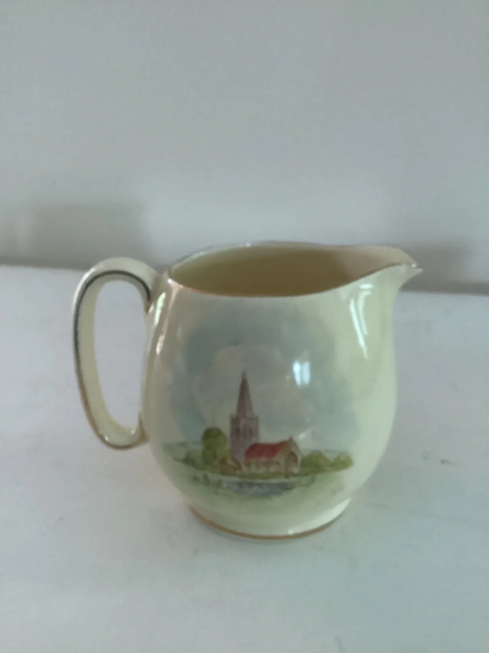 Vintage Royal Winton Cream Jug “Happy Days” pattern